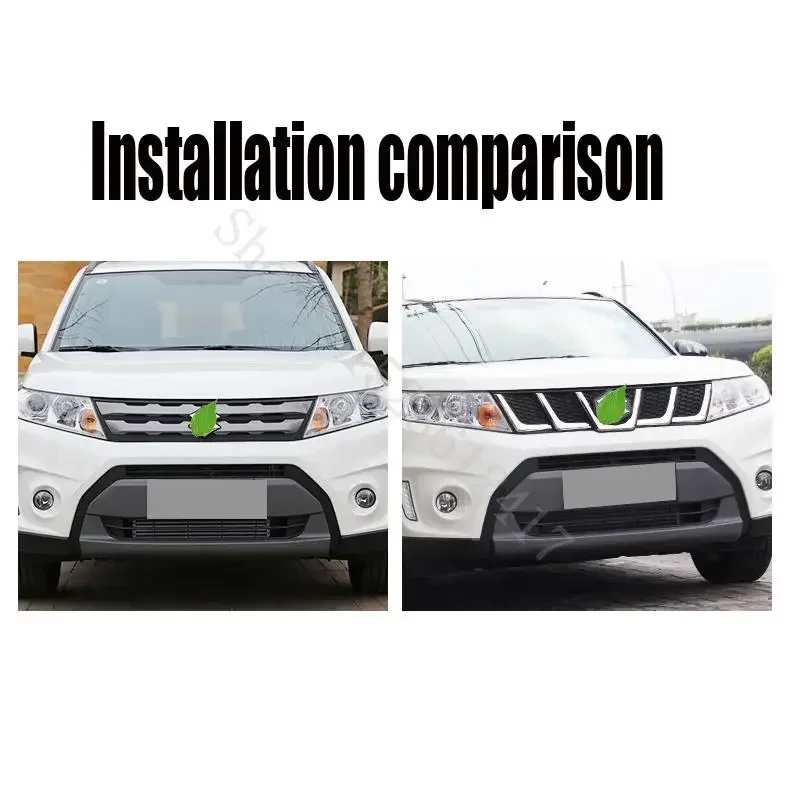 For Suzuki Vitara Modification Front Grille Racing Grills 2015 2016 2017 2018 Grille Car Styling Car Auto Accessories