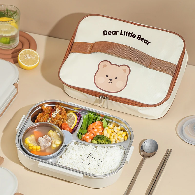 

Lunch Box Eco Friendly Food Container Bento Microwave Heated For Adults Kids School Office Bento Box Insulated Food Storage