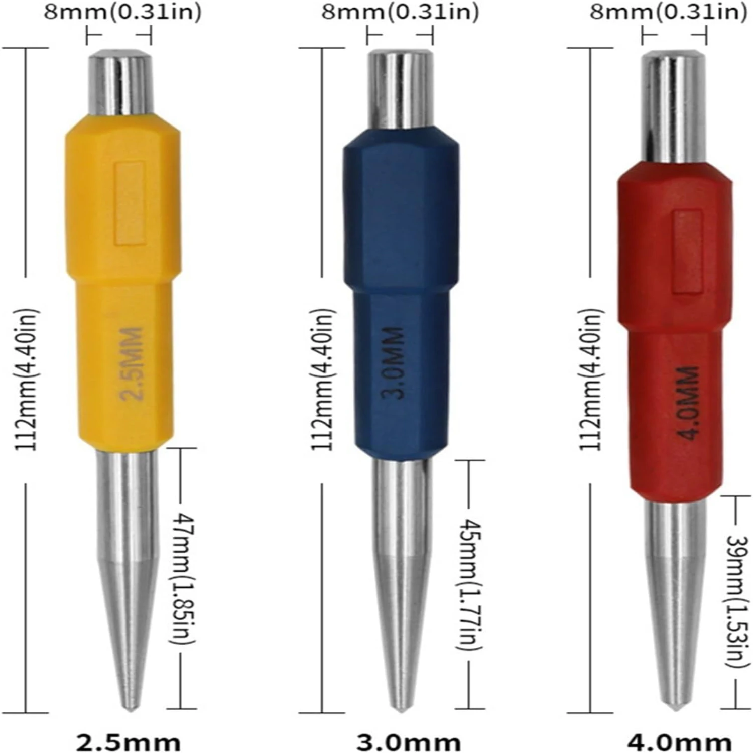 Professional-grade 3-piece precision work tools set - Highly durable, reliable, and sturdy - Guaranteed accuracy and longevity f