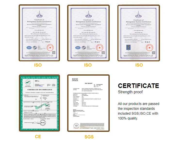 Merk Flexlock-koppeling Pijpfitting Universele flensadapter voor HDPE-buis