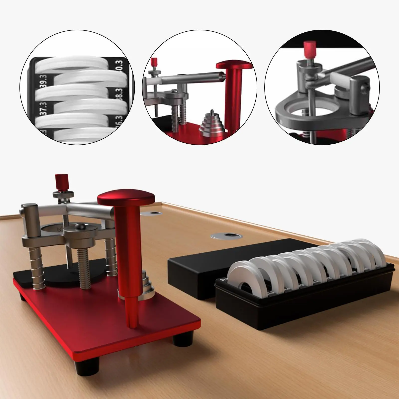 

Набор инструментов для снятия стекол металлических часов и вскрытия передних крышек для часовщиков и коллекционеров