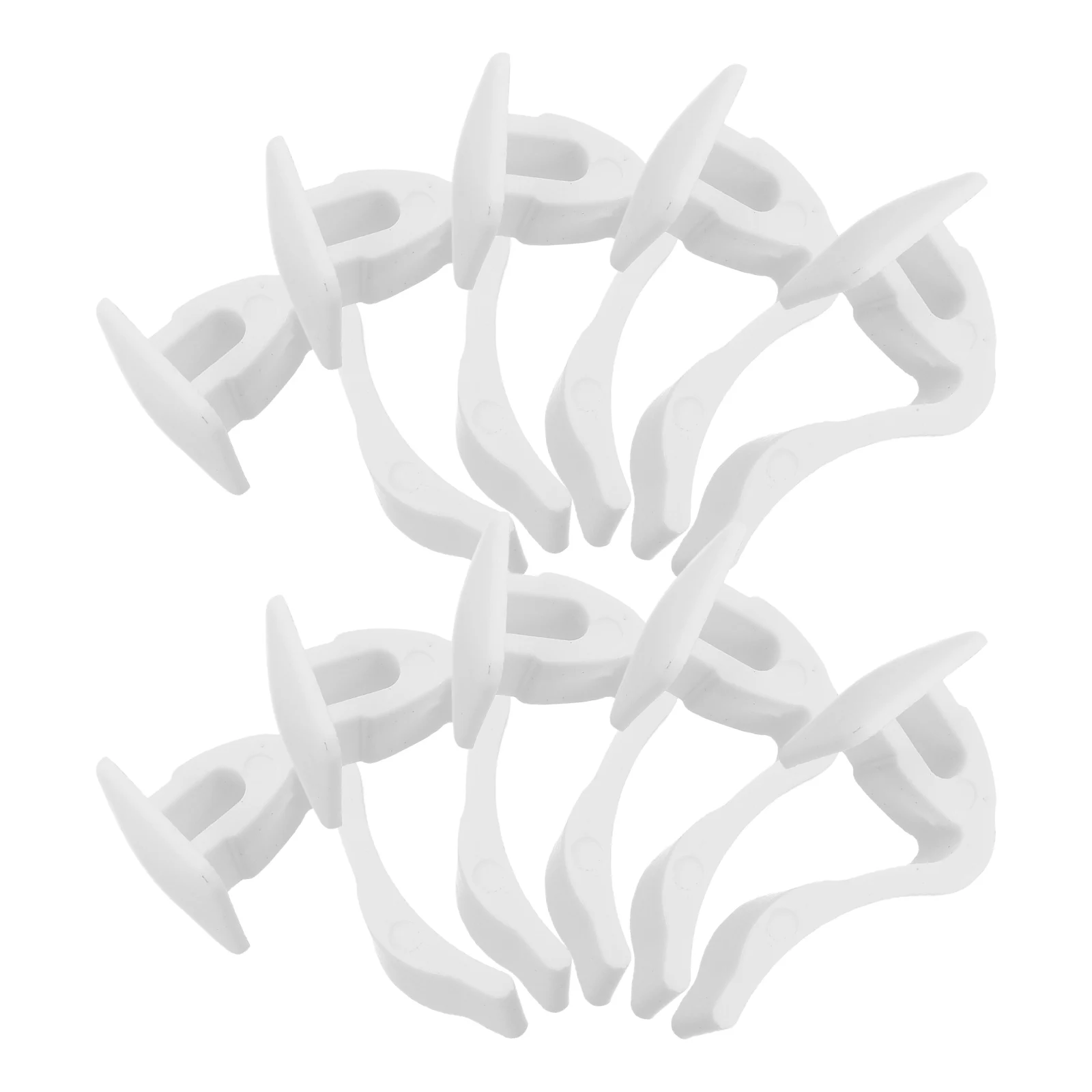 

10pcs Radiator Hanger Hook Clip Repair Kit Cover Support Replacement Mounting Assembly Plastic Hose Retaining Home