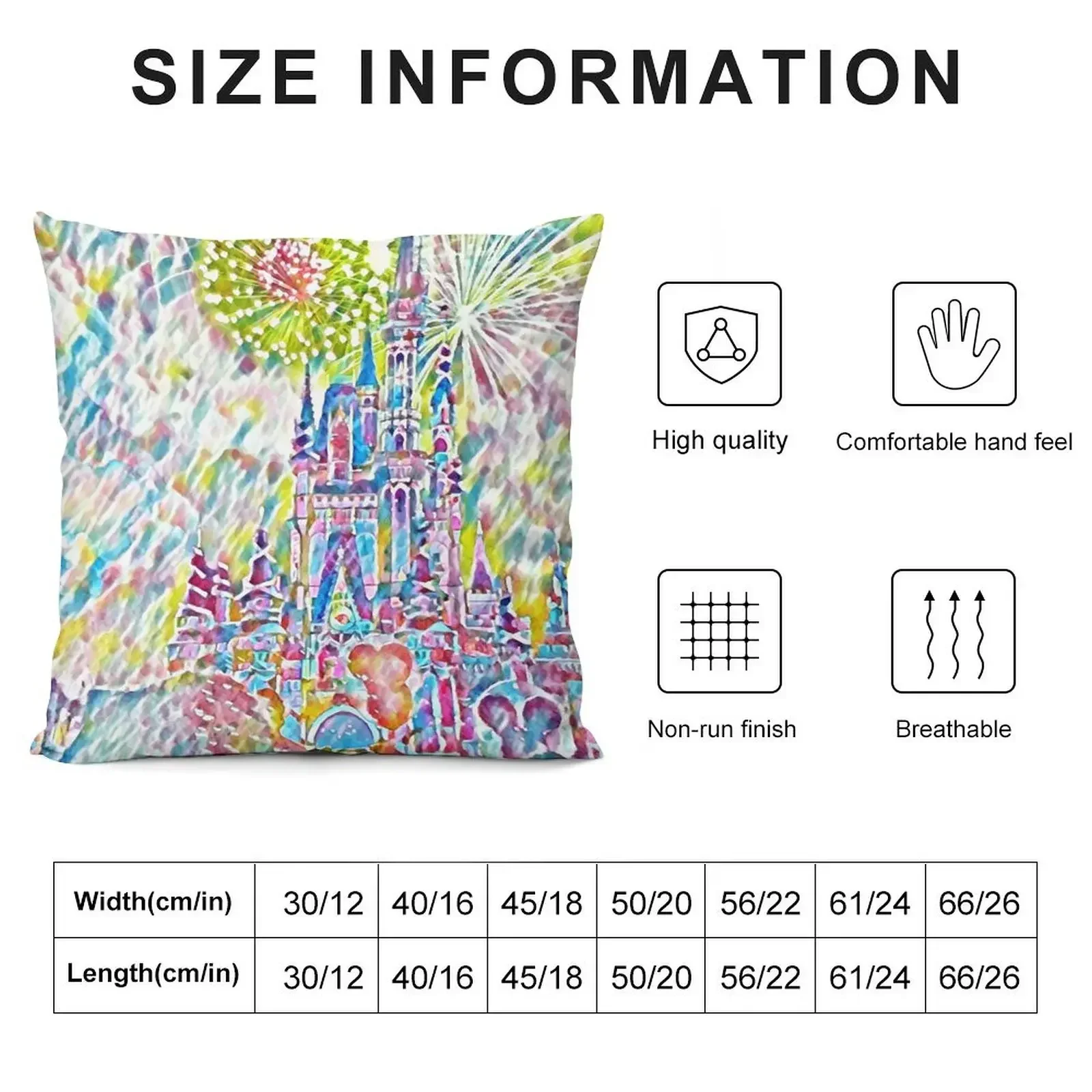 Magic Castle Colorful Stained Glass Look Throw Pillow Cushions For Sofa Christmas Covers For Cushions pillow