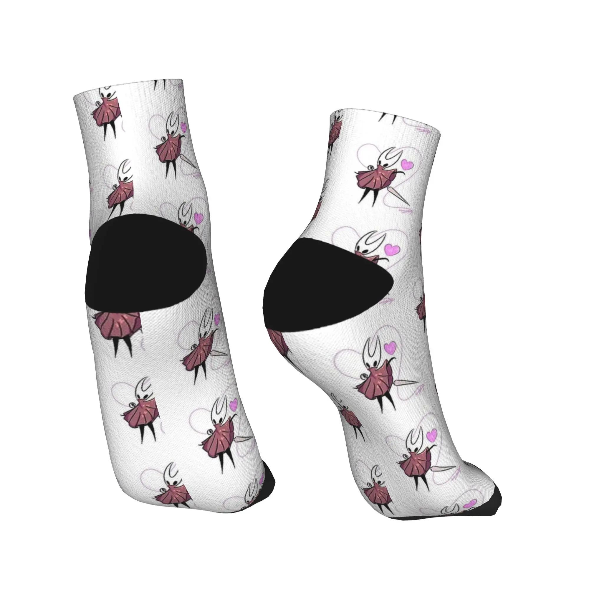 Hollow Knight Anime Hornet Ankle Socks Funny Quality Casual Socks Summer Running Sports Design Non Slip Sock For Couple Gift