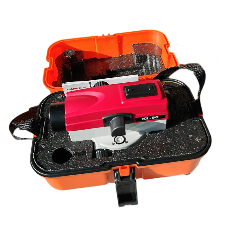 KL-90 التسوية التلقائية عالية الدقة الهندسة المسح أداة التسوية البصرية في الهواء الطلق لمستوى ليزر كوليدا