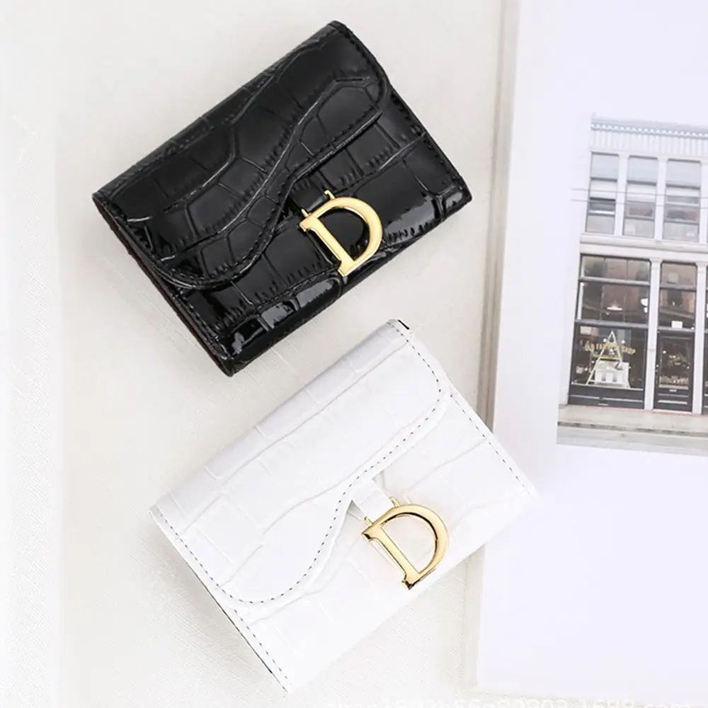 

Women Small PU Clutch Bag Multi-Card Card Holder Short Wallet