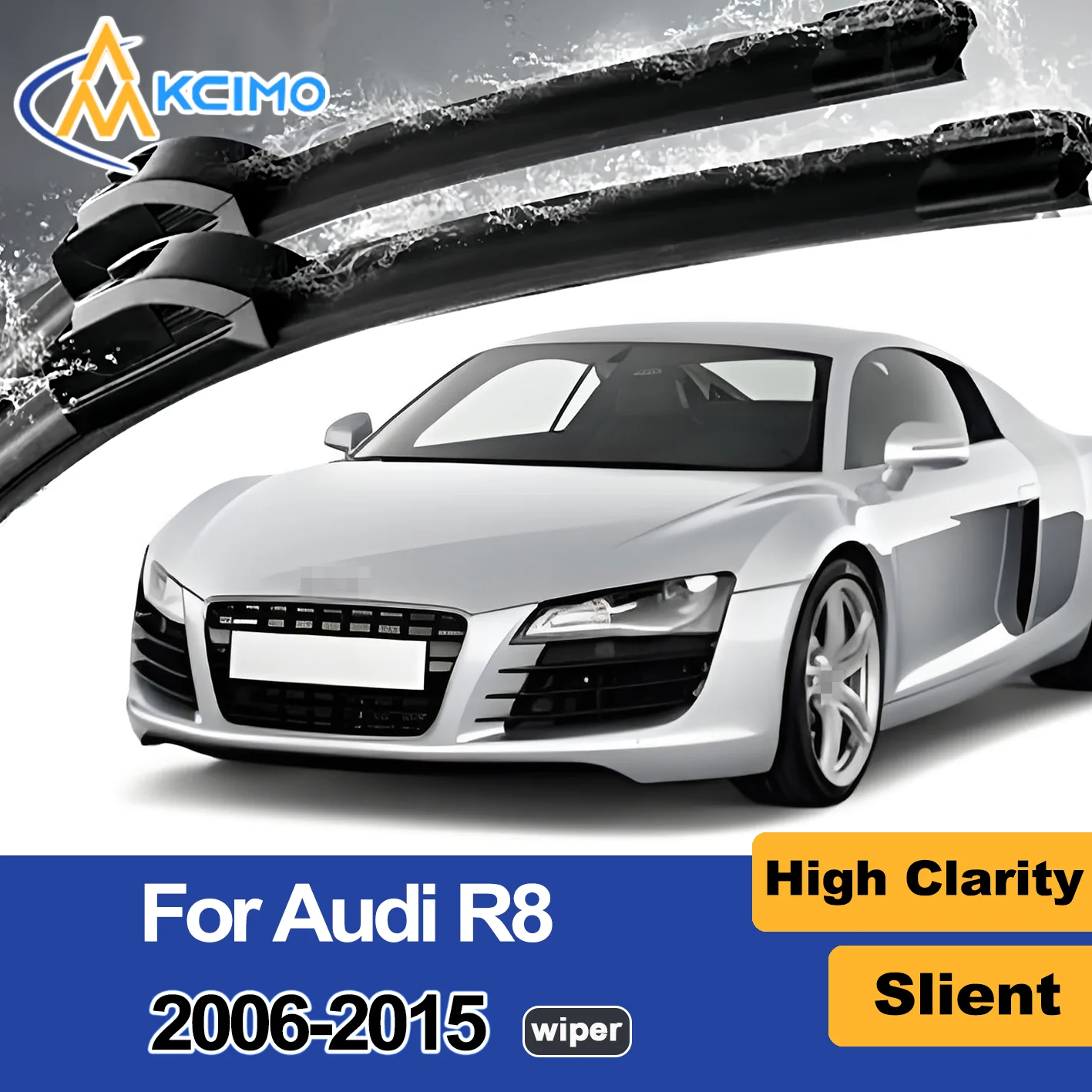 

2PCS New Front Windshield Wiper Blade for Audi R8 42 2006-2015 Front Windshield Auto Wipers Blade Accessories 2015 2014 2013