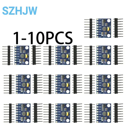 1-10PCS MPU6050 GY-521 6DOF IMU Module w/3-Axis Accelerometer & Gyroscope for Arduino/Raspberry Pi