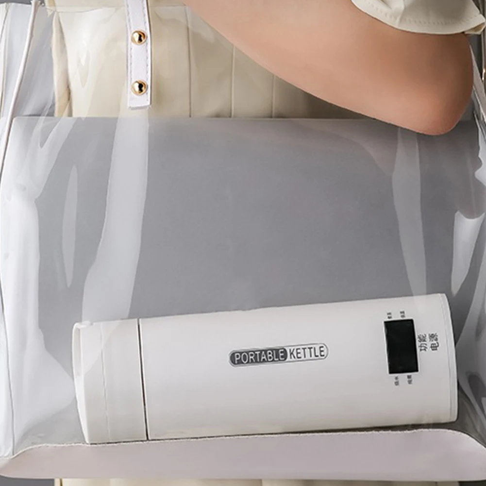 500 مللي زجاجة غليان سريعة غلاية مياه محمولة مع 4 التحكم في درجة الحرارة 304 الفولاذ المقاوم للصدأ للسفر يغلي الماء الساخن