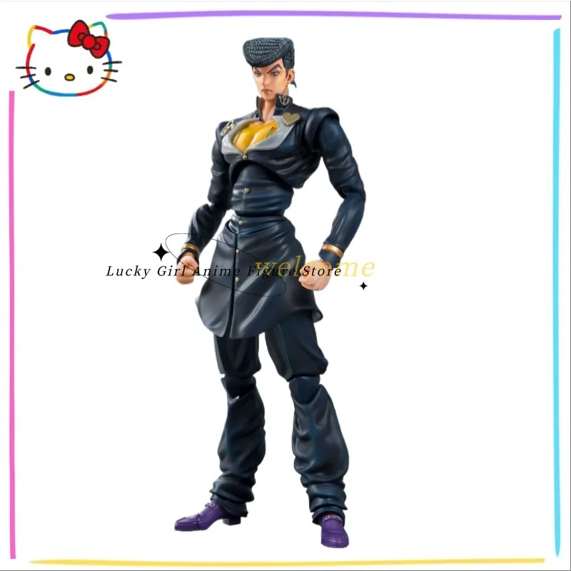 

In Stock NO Original JoJo's Bizarre Adventure Higashikata Jōsuke 22cm Movable Animation Figures Ornaments Boys Gifts Collection