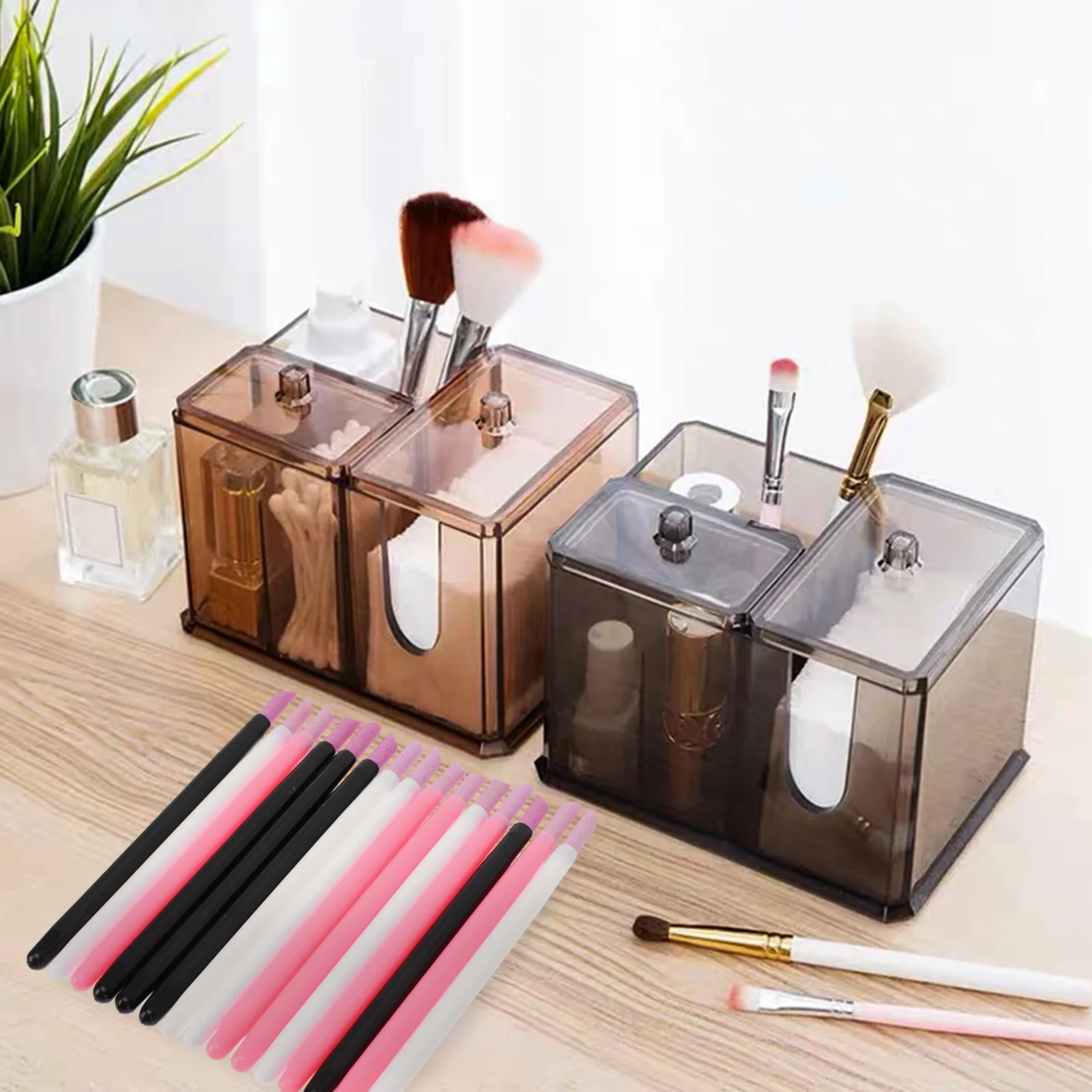 15 قطعة قلم تلميع الأظافر برأس مزدوج متين مانيكير طحن الأظافر مزيل الجلد الميت ملف قلم مانيكير مزيل الجلد الميت