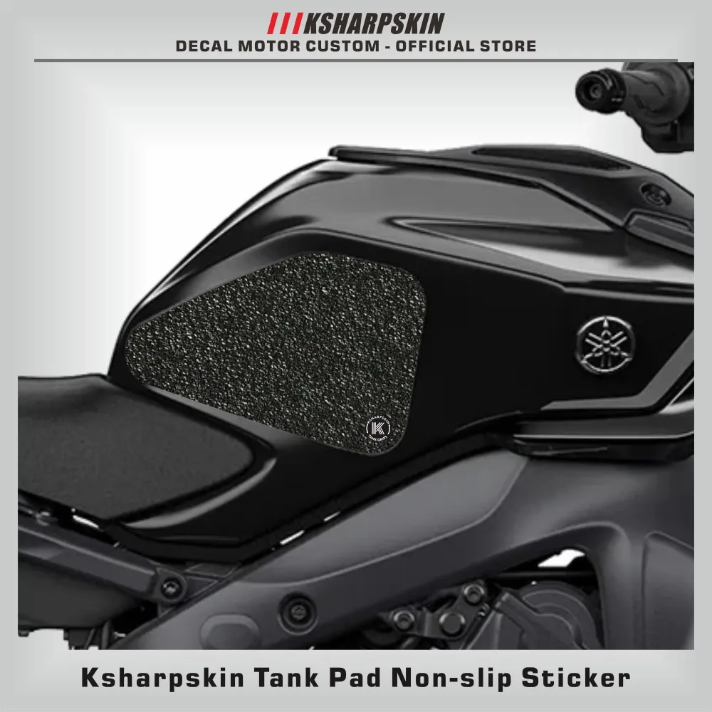 Motorcycle protection pad tank grip fuel tank pad sticker gasoline knee traction side Non-slip decals for YAMAHA MT-09 24-25