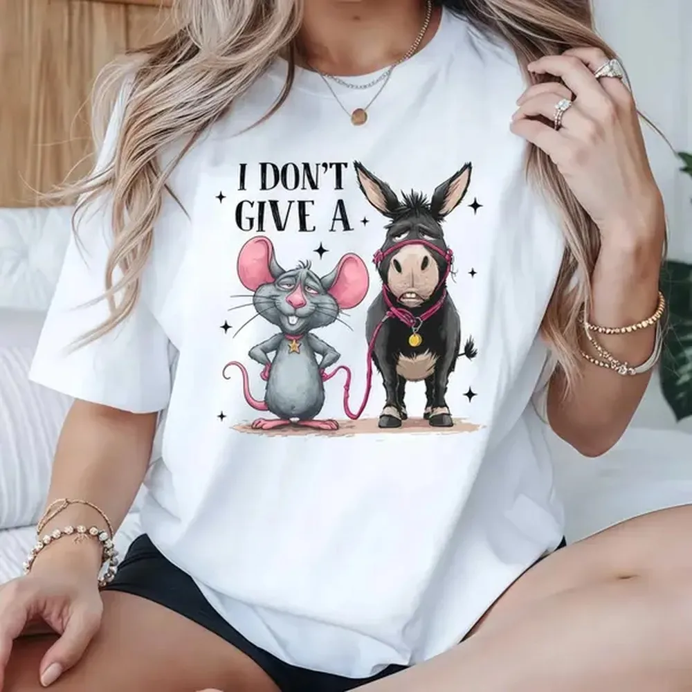 I don't give a rat's ass Sarcasm, Funny Donkey , Sarcastic t-Shirt, Trending Funny Shirts Suitable for men and women
