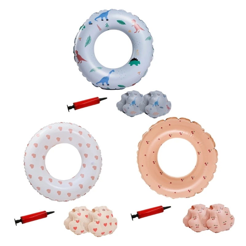 

Y1UB Swim Arm Band Swimming Inflatable Armbands Arm Rings Inflatable Arm Float Set