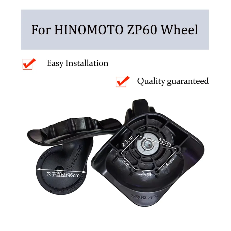 

Suitable For HINOMOTO ZP60 Universal Wheel Trolley Case Wheel Replacement Luggage Pulley Sliding Casters Wear-resistant Repair