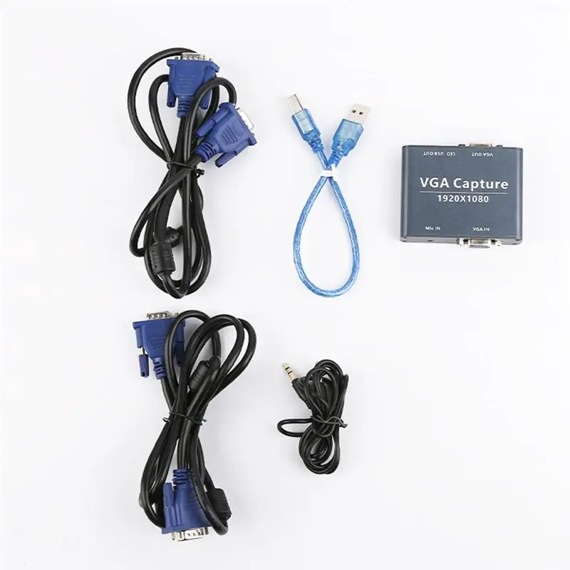 -[A51I Digital]VGA To USB Capture 1080P Audio And Video Capture VGA Input And USB Output Compatible With Android, Windows, Linux