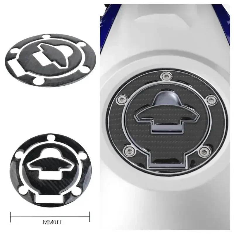 

For Yamaha MT-03 mt 03 MT03 YZF-R3 R15 R25 tank pad sticker motorcycle 3D carbon fiber fuel tankpad gasoline cap decals cover