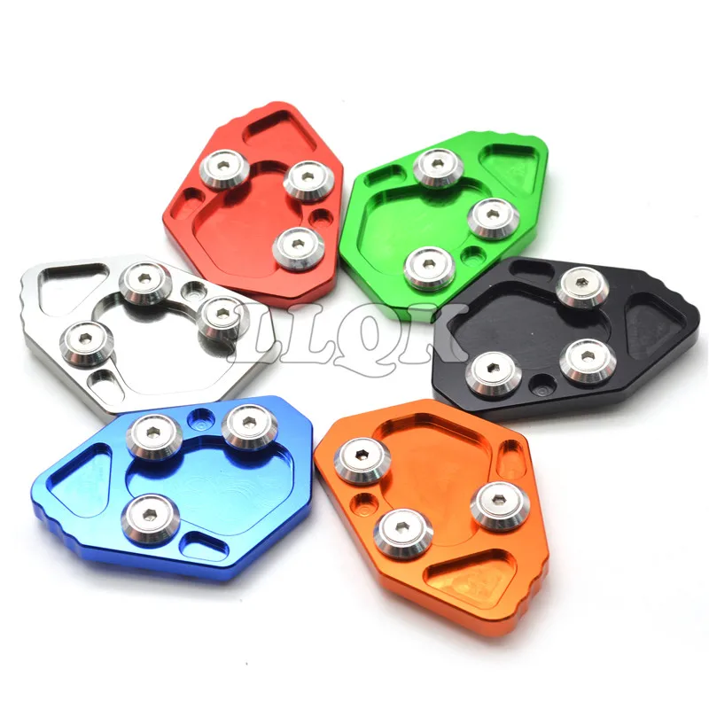 

Motorcycle Pail CNC Kickstand Side Stand Extension Foot Pad Plate SIDE STAND ENLARGER FOR BMW F800R HP2 R1200S