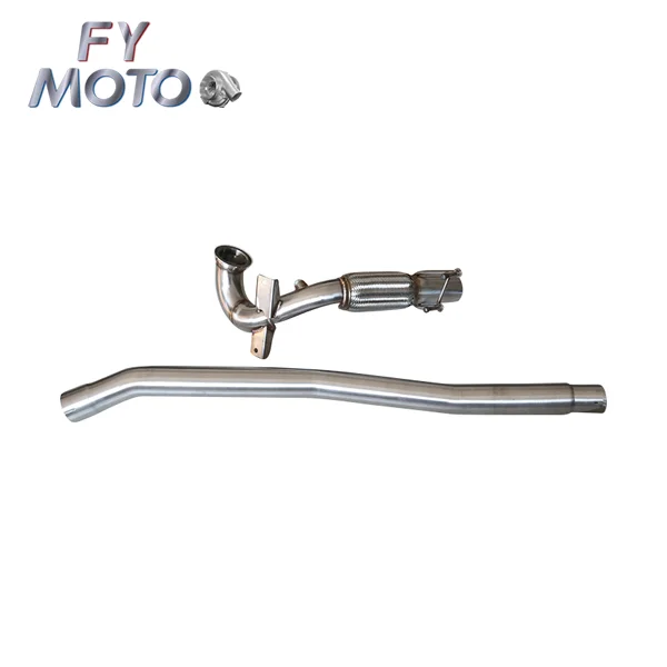 China Factory VW Mk7 Ea888 Stainless Steel Exhaust Downpipe