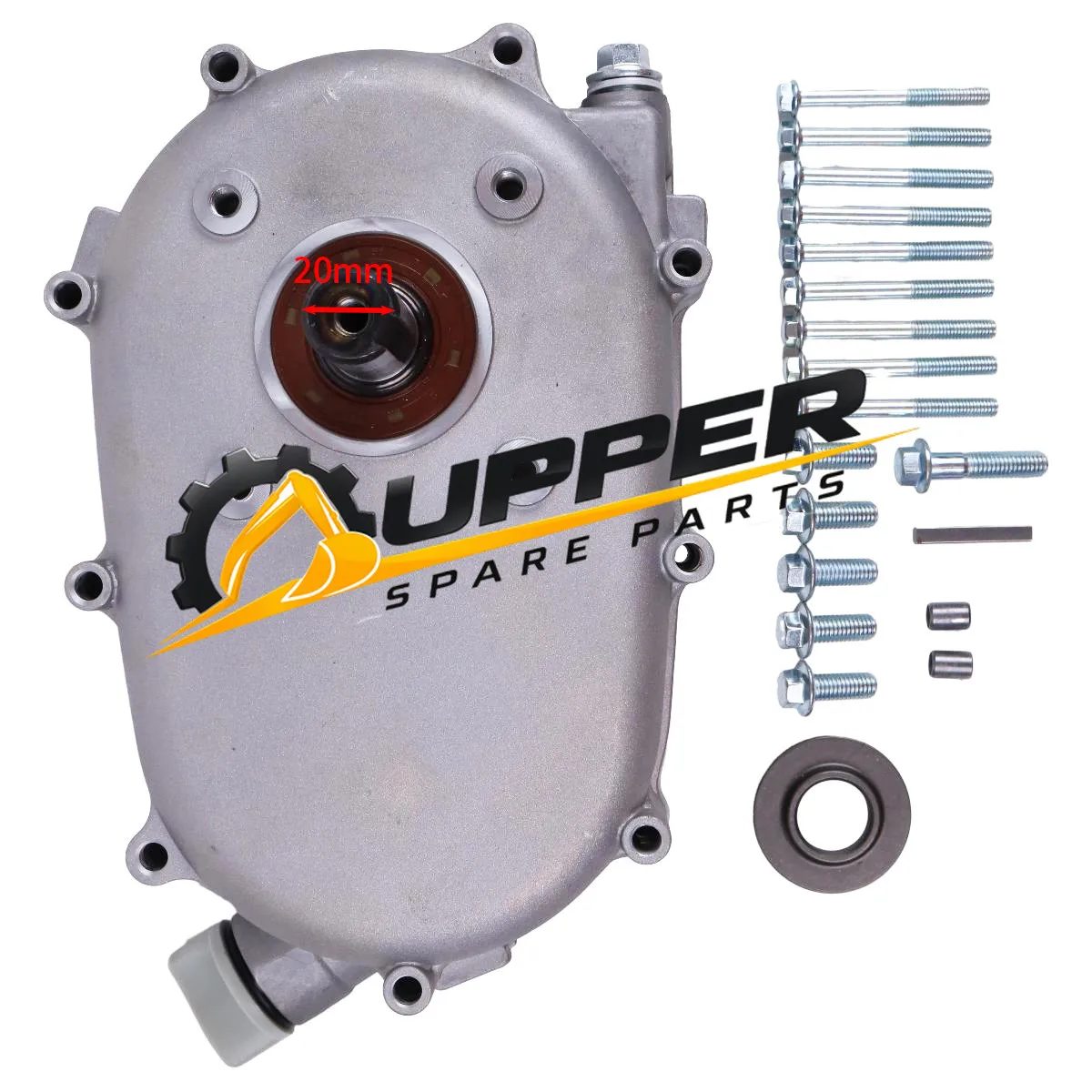 20MM Complete 2:1 Reduction Gearbox With Wet Clutch For Honda GX160 GX200
