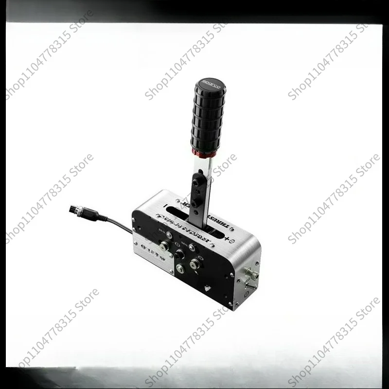 For 2‑In‑1 Metal Sim Racing Handbrake Sequential Shifter Hall‑Sensor For PC PS4 XBOX