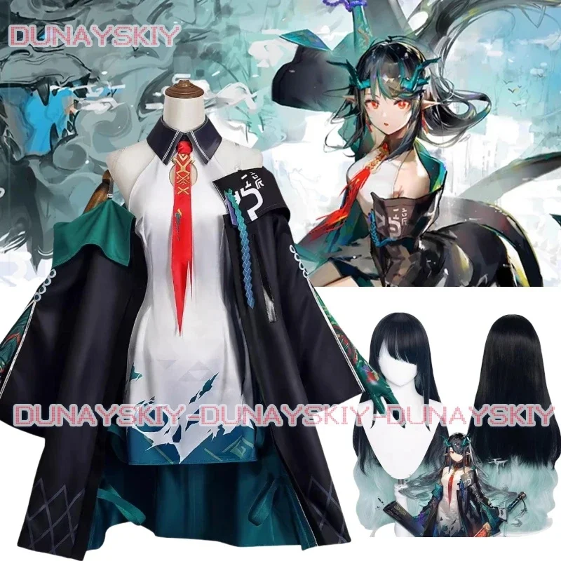 

CosplayGame Cosplay Arknights Dusk Costume Carnival Halloween Costumes Women Dress Arknights Dusk Costume Outfit Full Set Suit G
