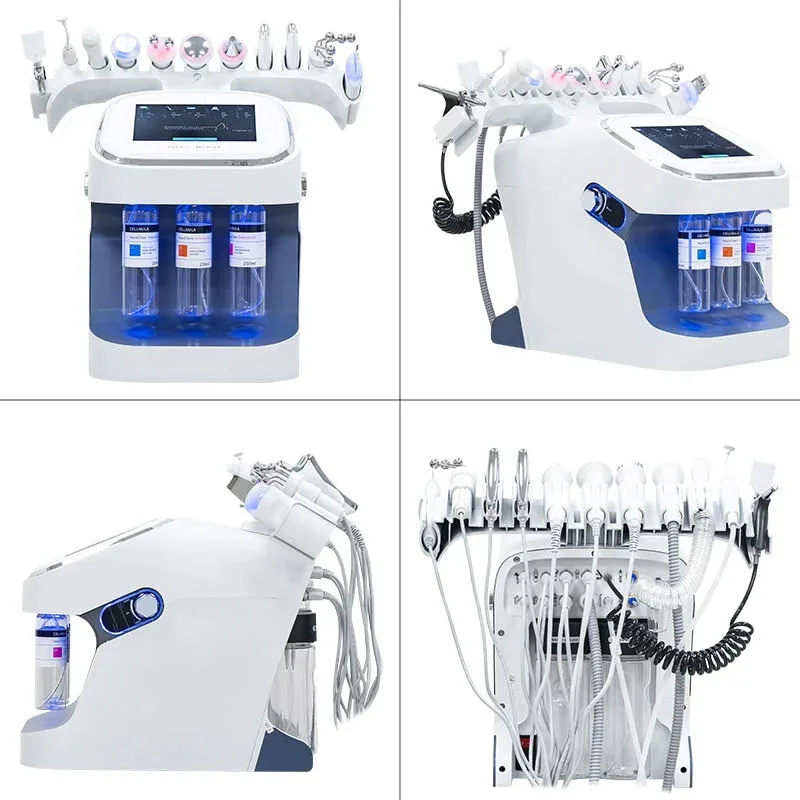 

Portable 10-in-1 Aqua Peeling Oxygen Facial Machine New Arrival Skin Clean Blackhead Removal Beauty Device for Home Use