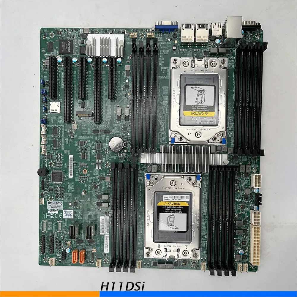 

H11DSi Server Motherboard For Supermicro M.2 IPMI E-ATX 10*SATA Support 7542 7702 7742 REV 1.0 2.0 High Quality
