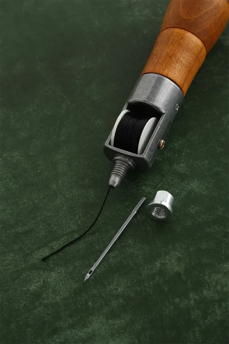 Cầm Tay DIY Máy Sáp Chủ Đề Cho Da Da May Dụng Cụ Da Thủ Công Edge Khâu Dây Dải Shoemaker Dụng Cụ