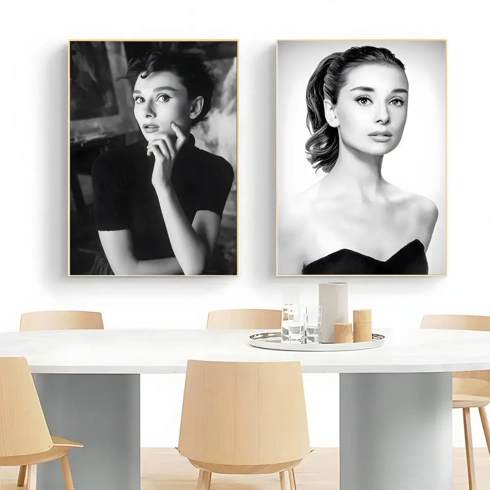 Timeless Style Icon A-Audrey Hepburn Poster Wall Art Print Decorative Mural Home Decor Gift Unframed