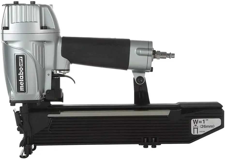 Pneumatic Stapler, 1-Inch Wide Crown, 16 Gauge, 1-Inch up to 2-Inch Staple Length, High Capacity Magazine, 5-Year War