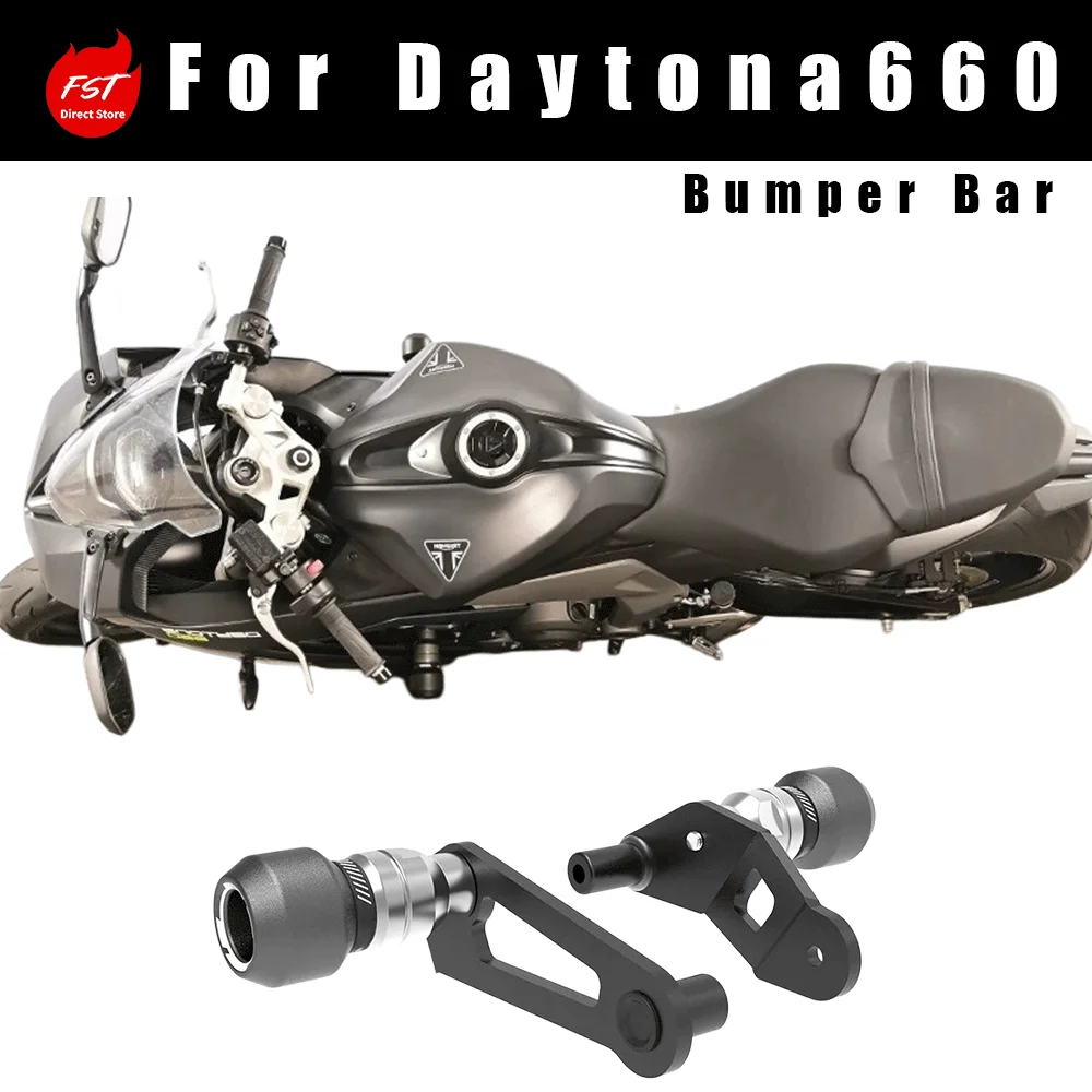 

Racing Crash Bar & Frame Sliders Aftermarket Mod Parts for New Daytona 660