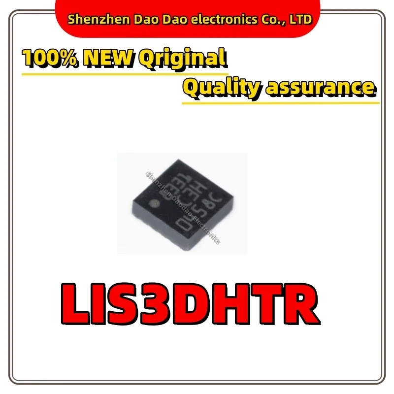 10Pcs LIS3DHTR LGA-16 Silk screen C3H Acceleration sensor chip Quality Brand New