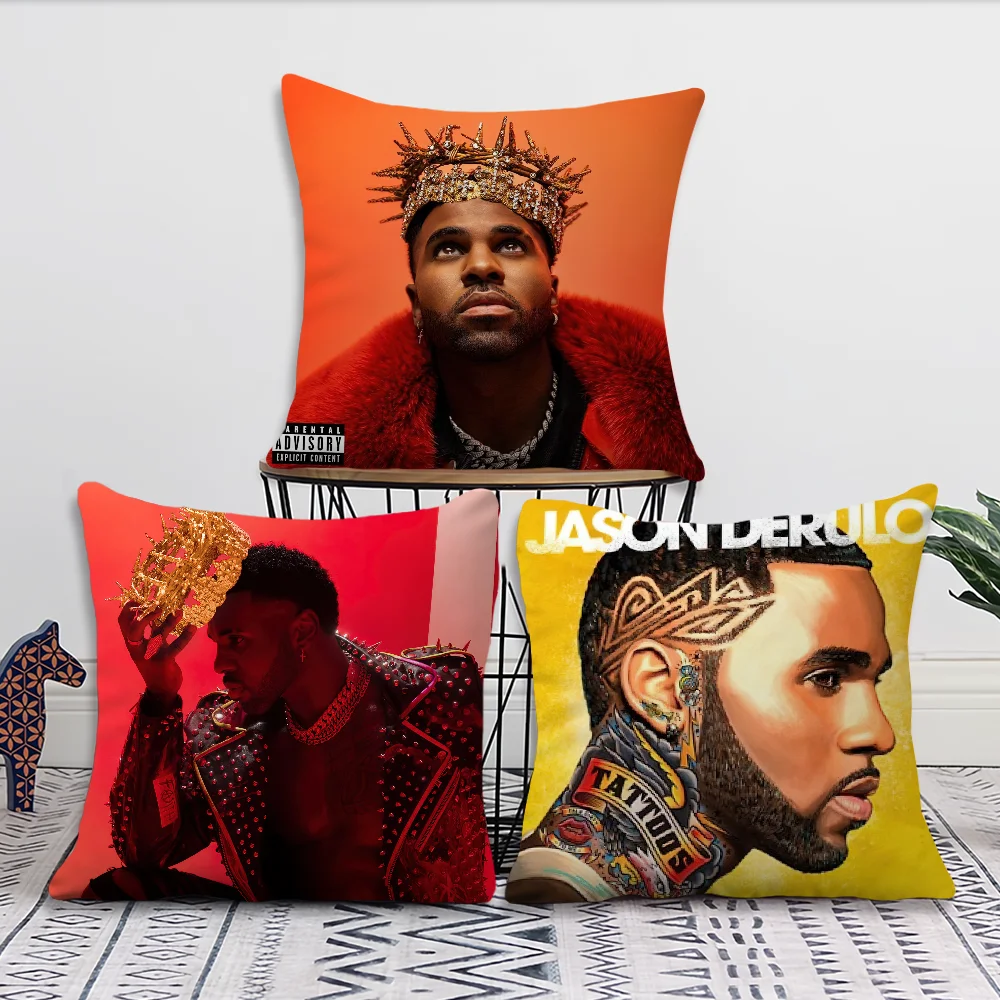 Rapper J-Jason D-Derulo Nu King Decoration Room Home Sofa living Office Car Nordic Simplicity Pillow Cover