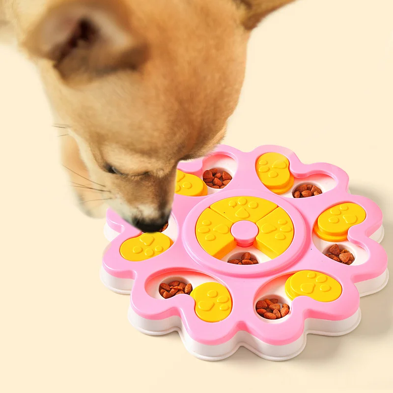 

Pet Puzzle Toys Slow Feeder Food Bowl Interactive Dog Cat Feeding Toy Release Energy Fun Toys for Cats Dogs