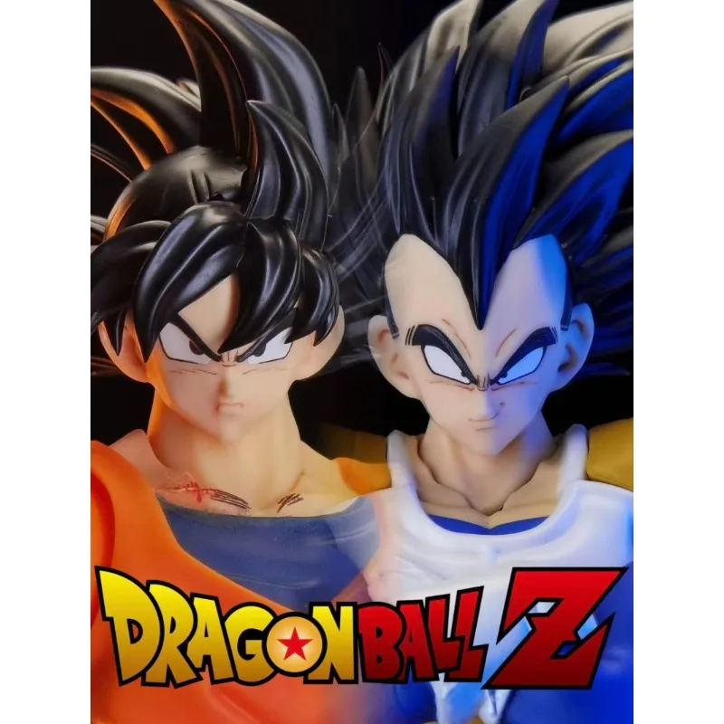 In Stock RECUSTOM Dragon Ball SHF Goku Vegeta  2-Pack Windblown Hair Head Sculpts – Replacement Heads for Posing Display