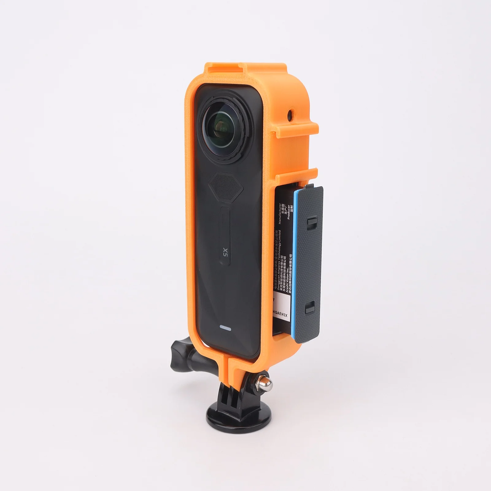 

Camera Shooting Bracket for Insta360 X5 Case Landscape Horizontal and Vertical Shooting Angles Bracket Orange Black​