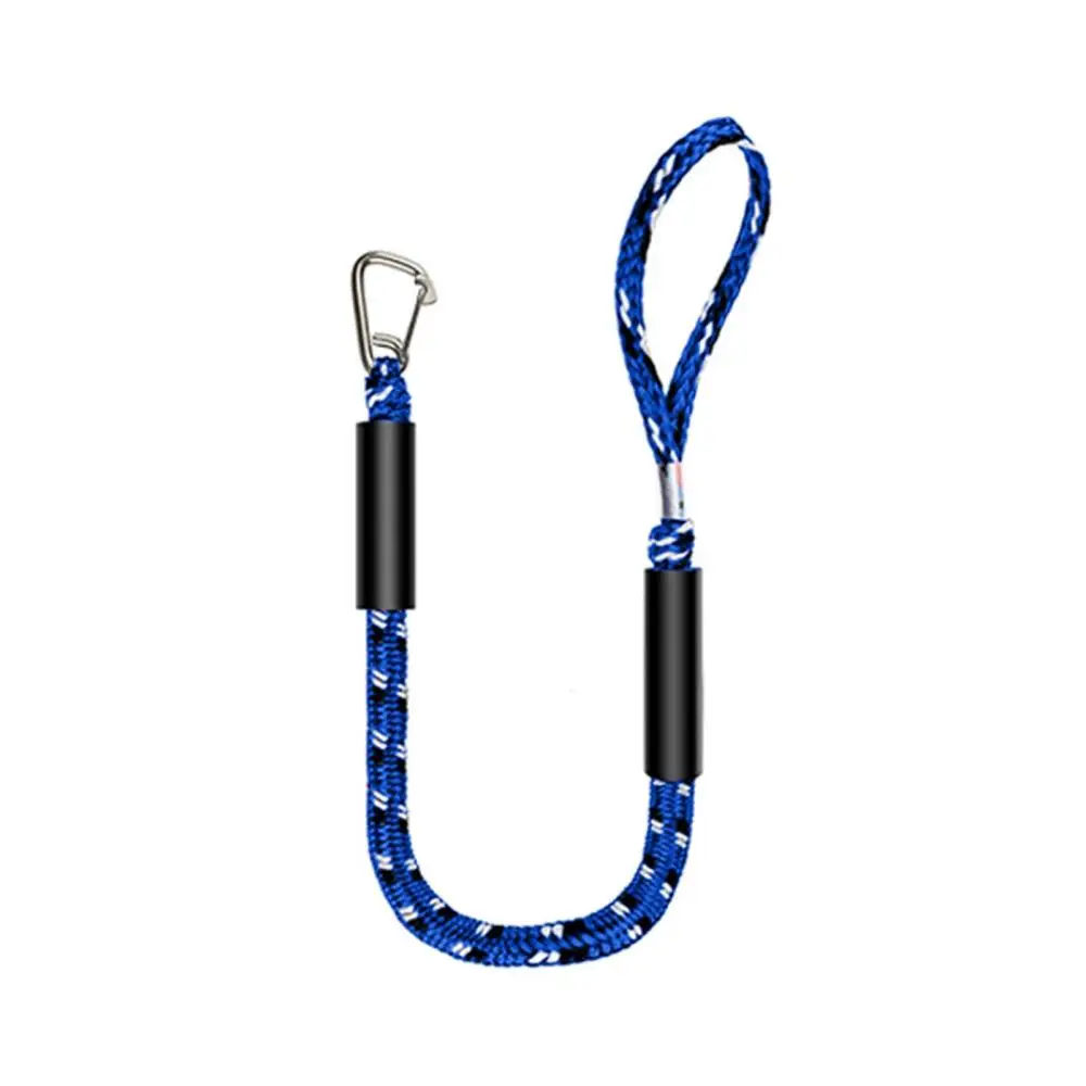 Marine Bungee Dock Line Boat Mooring Rope With Stainless Steel Clip For Kayak PWC Accessory Shock Absorbing Cord