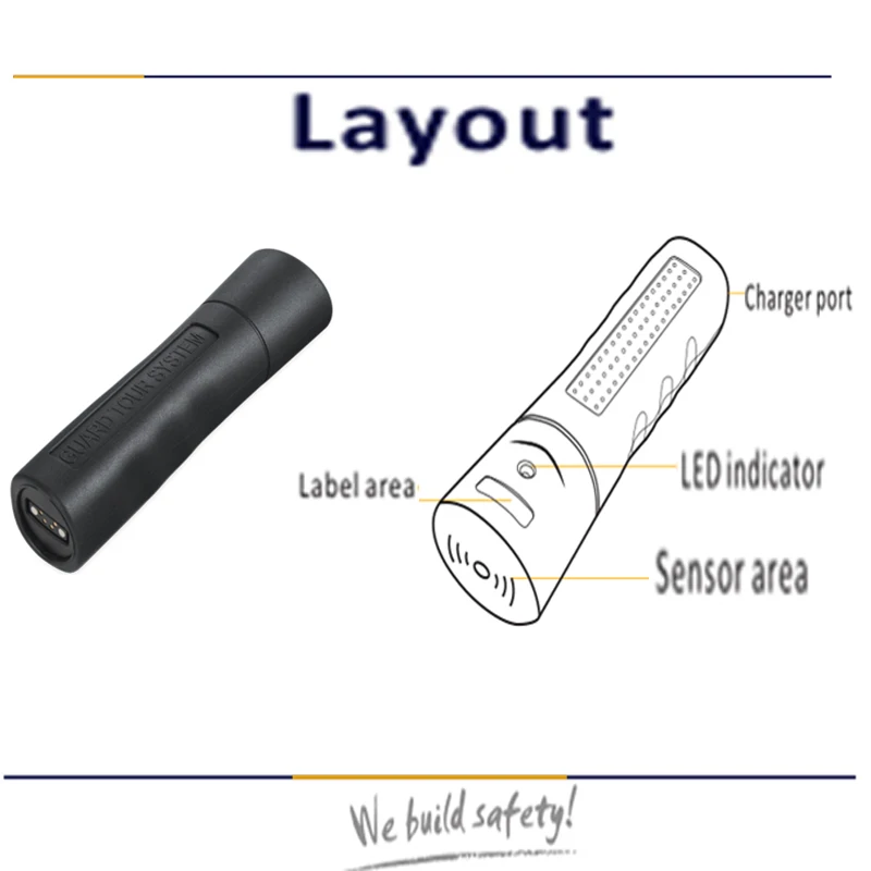 ZOOY PATROL Z-6200F+ Offline Watchman  automatic sensing, built-in battery, metal shell, waterproof, shockproof