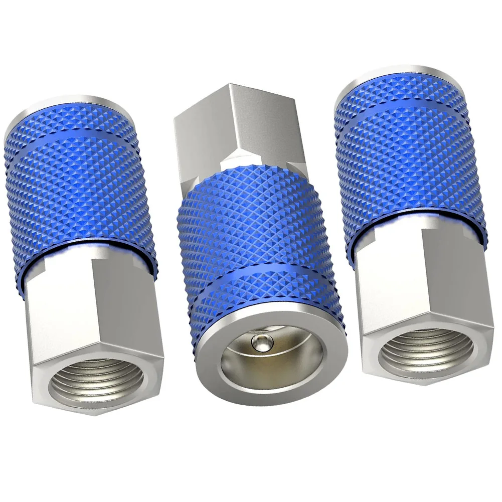 Quick Connect Air Coupler 13PCS with 1/4 Inch NPT Female Threads Compatible with Most Air Tool Brands and Accessories