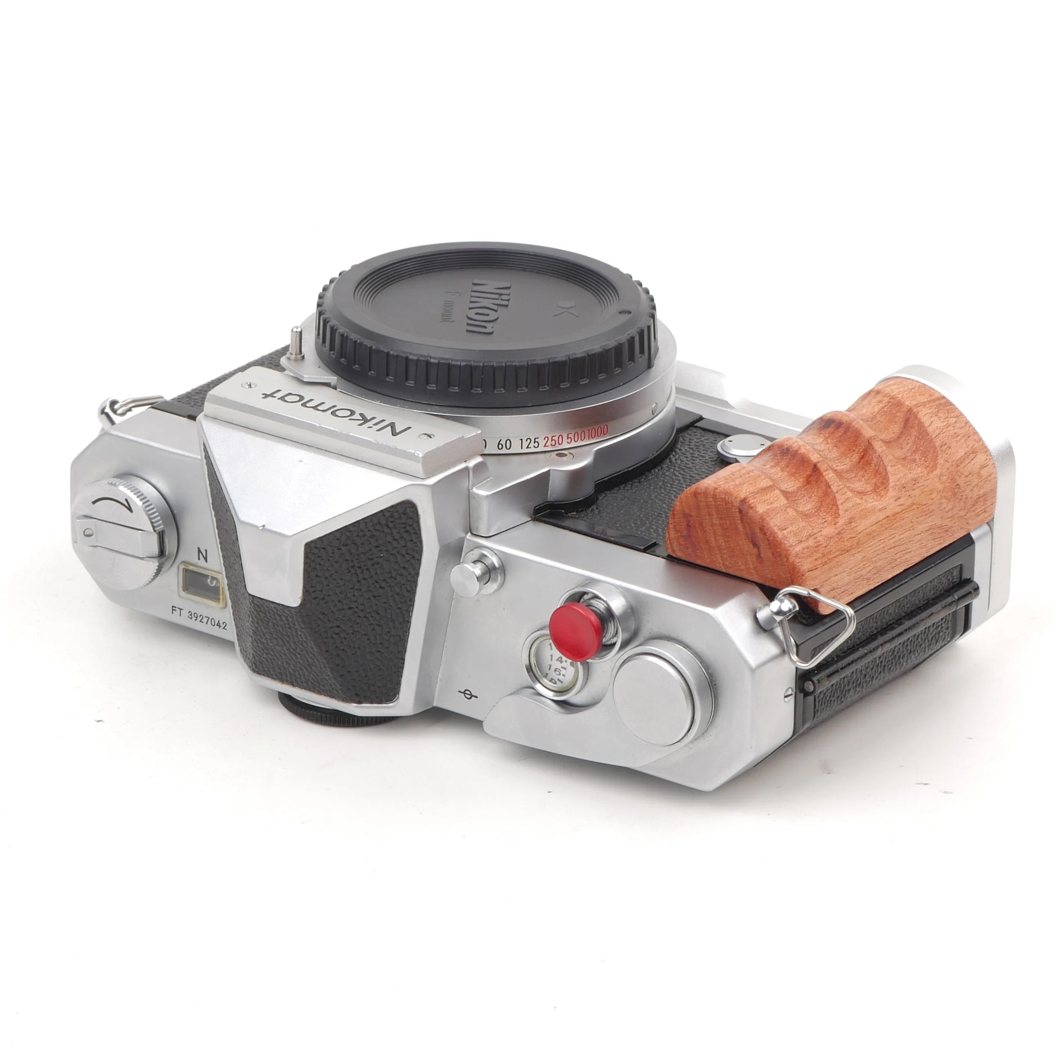 صالح قبضة اليد مقبض خشبي قبضة الخشب L قوس لنيكون نيكون نيكومات FTN FT2 FT3 لوحة الكاميرا ترايبود قوس صالح ARCA RRS LEOFO #6