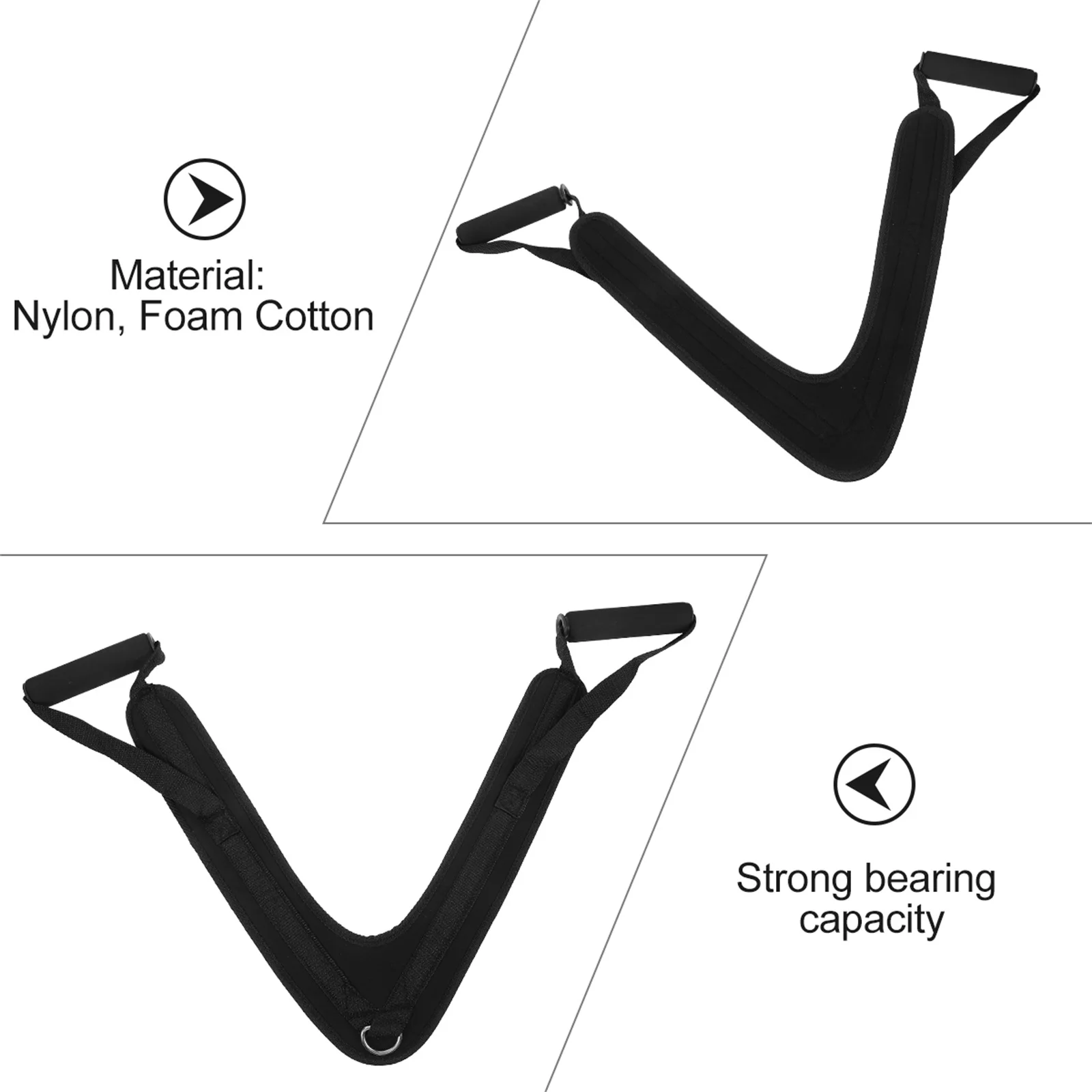 

Muscle Training Strap Triangular Shoulder Straps Fitness Equipment Exercise Cable