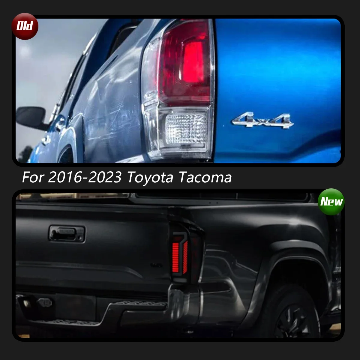 

TYPY Car Tail Lights Assembly For 2016 2017 2018 2019 2020-2023 Toyota Tacoma Turn Signals Reversing Lights Auto Accessories