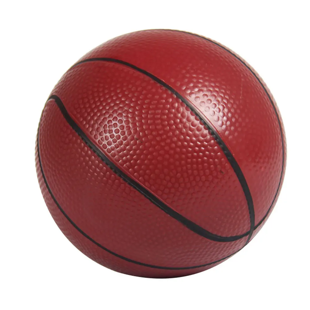 

3 PCS Inflatable Basketball Thicken PVC Indoor Sports Patting Coffee Color