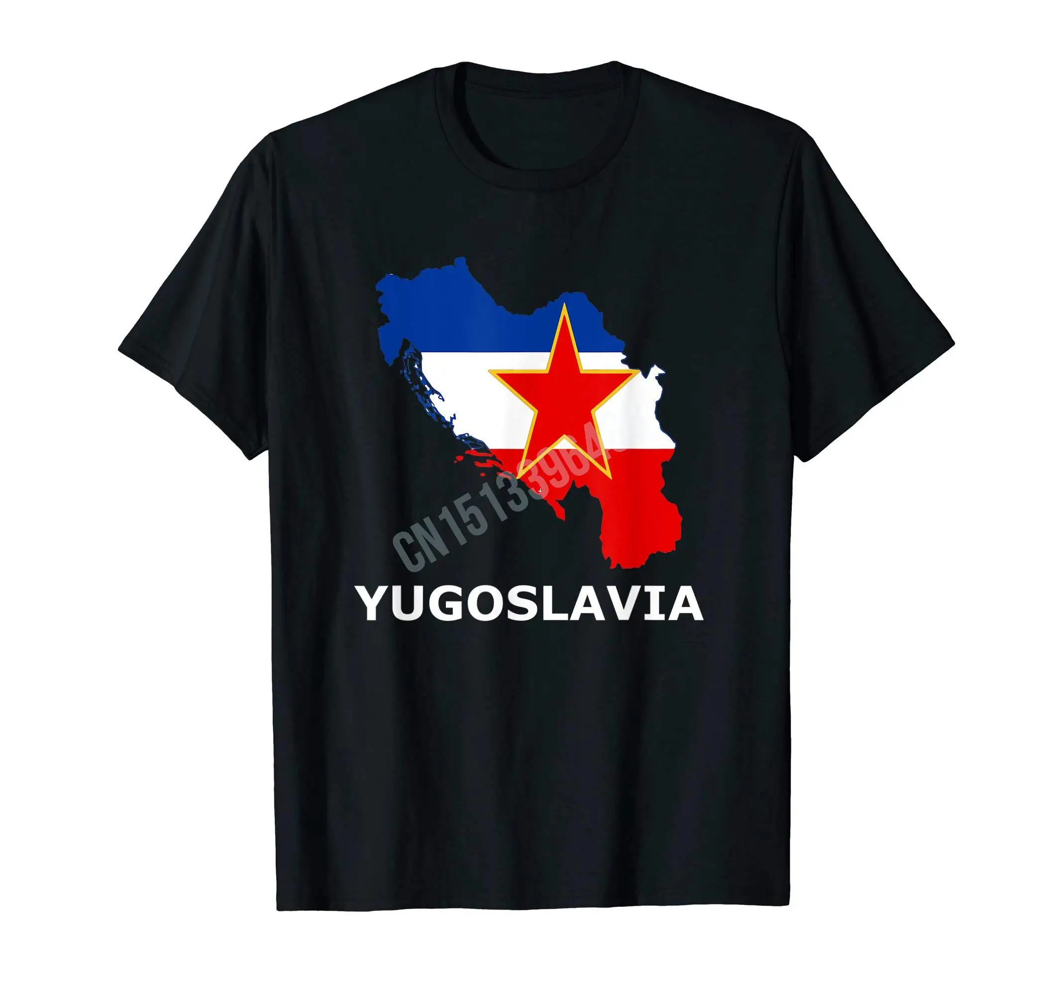 More Design Born in Yugoslavia - Funny Yugoslavia Balkans Gift T-Shirt Hip Hop Tops Cotton Tees