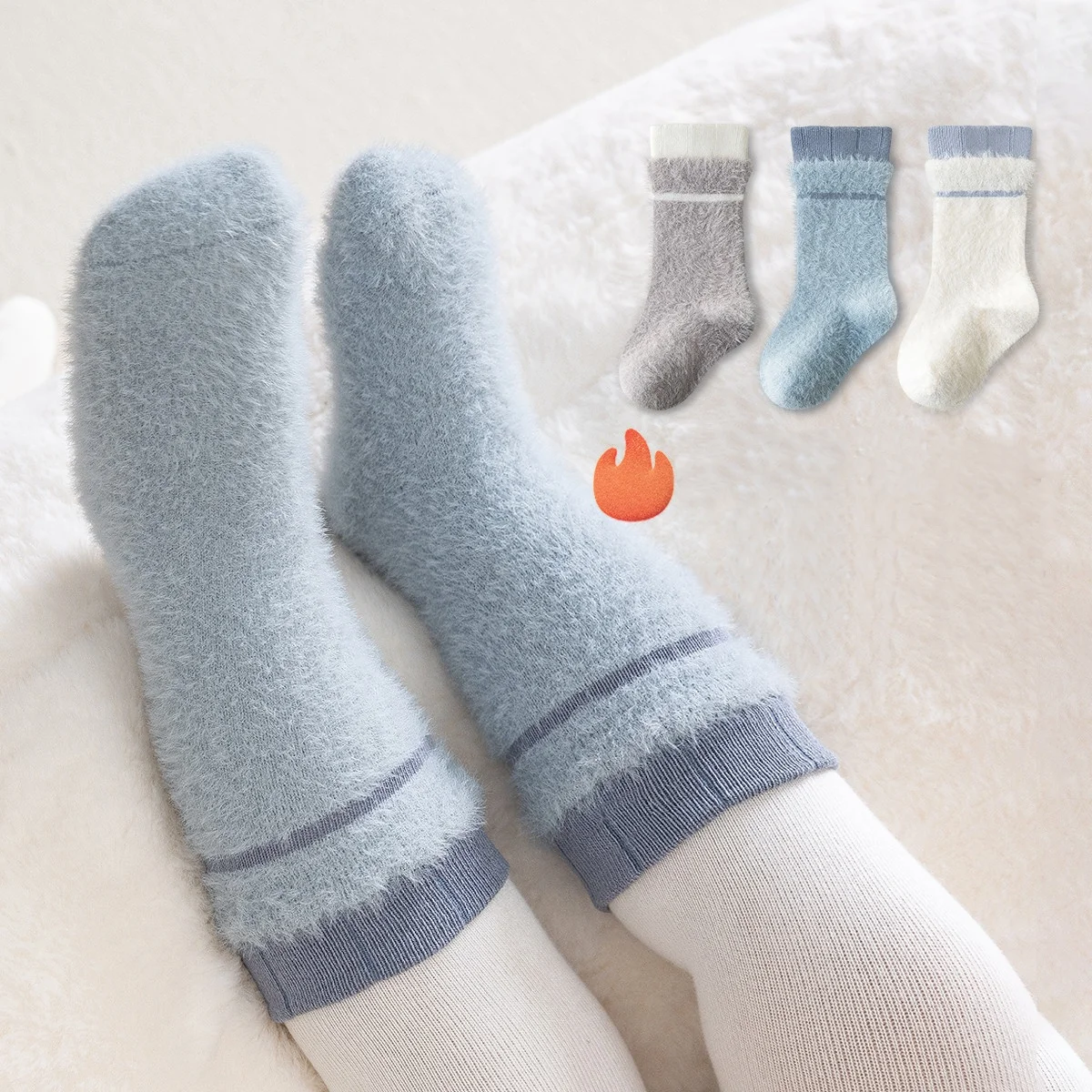 3 زوج/وحدة الشتاء سميكة الأطفال الجوارب للفتيات الفتيان الدافئة المنزل الطابق طفل رضيع جورب لينة الاطفال في الهواء الطلق الدفء تخزين
