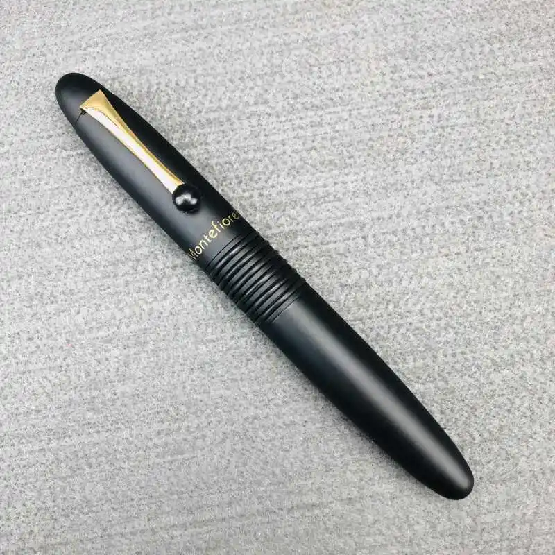 Montefiore New York Design Metal Fountain Pen Rollernall Pen with SCHMIDT Refills SRC 888/F Student Stationery Writing Gift