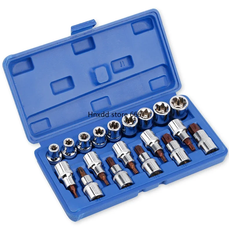 כוכב spline שרוול פנימי שישה פרחים אצווה ראש ברגים שזיף פריחת השרוול