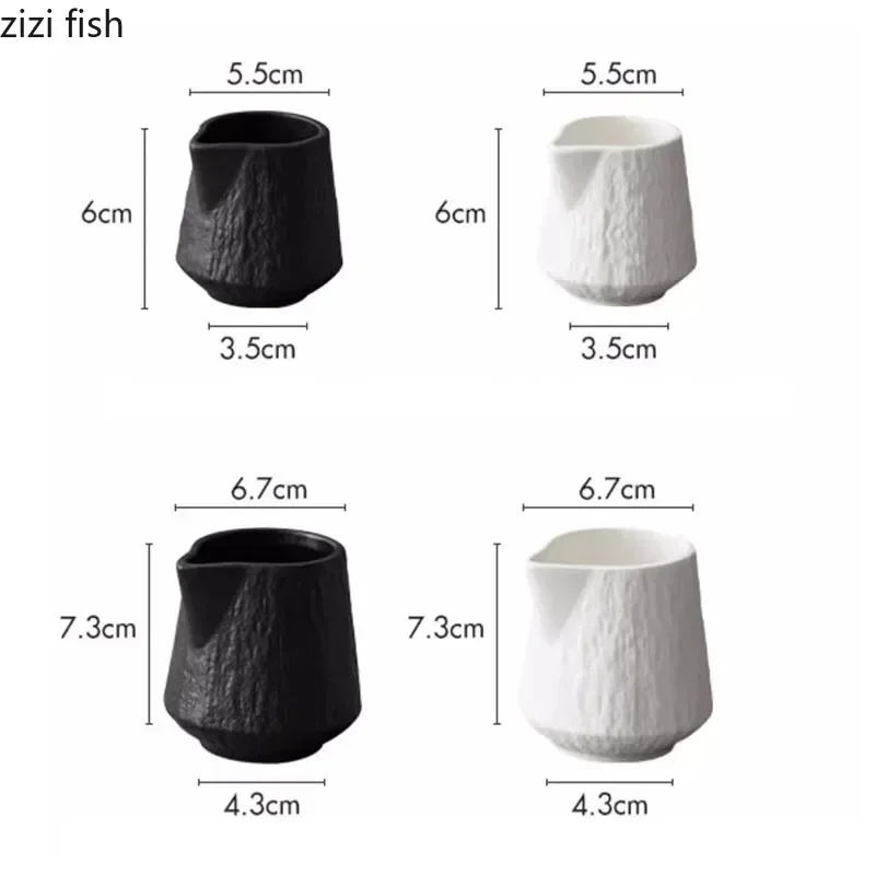 الإبداعية روك الملمس السيراميك المرق قوارب مطعم بلون ستيك صلصة الأواني كوب حليب أدوات المائدة المنزلية المتخصصة