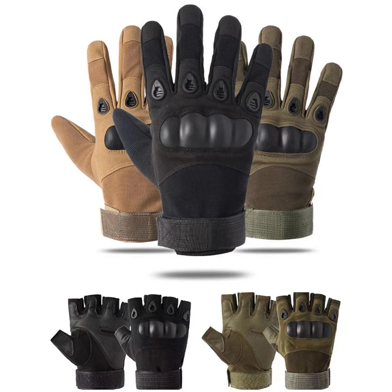 Tactical Gloves Male Special Forces Long Finger Combat Anti Cutting And Anti Slip Gloves Riding Fitness Mountaineering Gloves